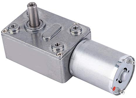 Dioche Motoriduttore a Vite Senza Fine CC Micromotore con Riduzione della velocità a Coppia Elevata 12V con Ingranaggi di Precisione a Sfera per Cappe da Cucina Apparecchiature (150)