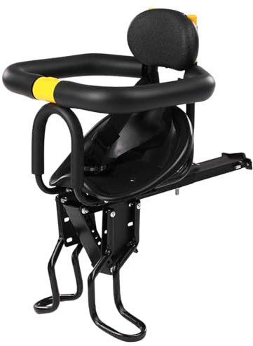 Lixada Vordersitz für Fahrräder, Kindersicherheit, Kindersattel mit Pedalen, Halterung für Rennrad und MTB