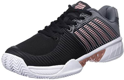 K-Swiss Zapatillas Deportivas para Mujer Express Light 2, Negro Gris Rosa Oro, 37.5 EU