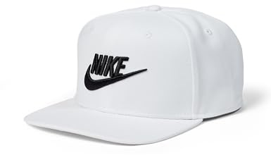 Nike Dri-Fit Pro Strukturierte Futura Cap, White/White/Wolf Grey/Black, FB5380-100, L/XL