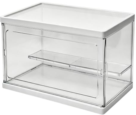 Acrylic Display Case, Clear Showcase for Figurines (26.7cm*13.7cm*16cm) | 1 Layer Clear Display Storage Box Dustproof Protection Showcase Storage For Collectibles, Action Figures, Miniature Figurines