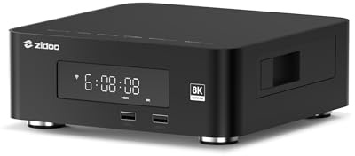 zidoo Z30 PRO-8K HDR-mediaspelare, Amlogic S928X-K-processor 6G + 64G, DV, HDR10+ set top-box, Android 11, BDMV/ISO, HDD Bay