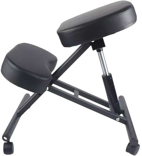 Silla de rodilla con bomba neumática, silla de corrección de columna vertebral, silla de oficina de estudio, taburete de rodilla, silla ortopédica, silla de ordenador ortopédica, taburete de rodilla,