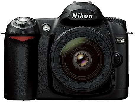 Nikon D50 DSLR Camera with 18-55mm f/3.5-5.6G ED AF-S Zoom Nikkor Lens (OLD MODEL)