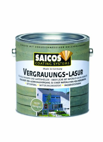 Saicos Vergrauungslasur Graphitgrau 0,75 Liter
