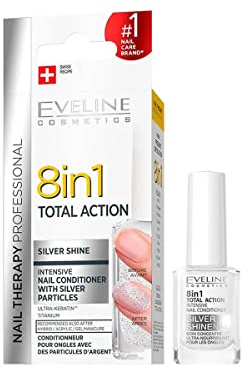 Eveline Nail Therapy Total Action 8 in 1 Conditioner with Silver Particles 12 ml