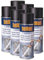 6 x Belton Metallschutzlack 2in1 Schwarz matt 0,4l (Lackspray)