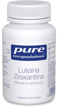 Pure Encapsulations - Luteina Zeaxantina – Integratore con Carotenoidi Naturali – Benessere degli Occhi – 30 Capsule