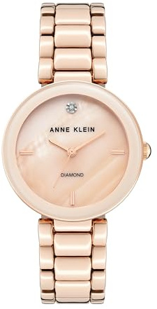 Anne Klein Women's Genuine Diamond Dial Bracelet Watch