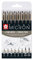 SAKURA Pigma Micron Fineliner Pen Set - 8er Pack Light Cool Gray & Cool Gray - Inklusive 01 05 10 Pigmentstifte - Pigmenttinte in professioneller Qualität - Wasserfest & Auslaufsicher