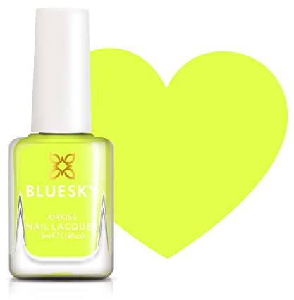 Bluesky Kids Nail Varnish – ZING, Yellow. Easy Peel-off, Non-Toxic, Water- based, Odour-free Nail Polish for Kids, 5ml