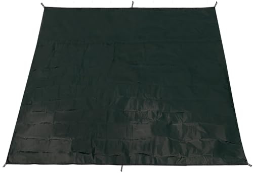 Azarxis Tapis de Sol Camping Tarp Ultra Léger Bâche de Tente Anti Pluie Toile de Tente Abri Couverture Auvent pour Randonnée Plage Pique-Nique (Noir, M - 180 x 220 cm)