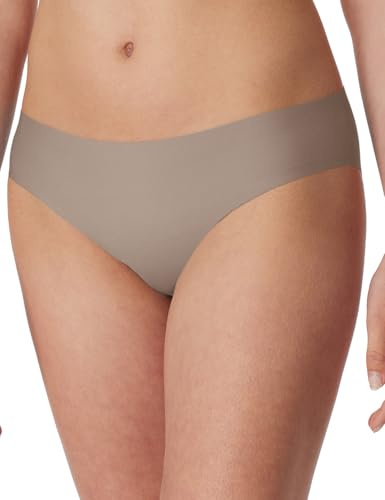 Schiesser Damen Invisible Slip - Cotton - Clay_161924-36