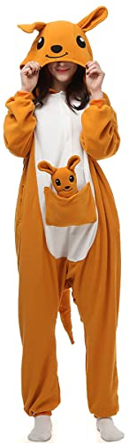 shelovely Combinaison Pyjamas Onesies Unisexe Adulte Animal Cosplay Deguisement Kigurumi Halloween Costume Femme Homme