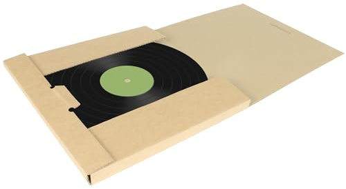 100x 12 SelfHold Cardboard Vinyl Record Mailers - Ideal For CD, Books, Albums, etc | 12 inch vinyl postage packaging, lp postage packaging