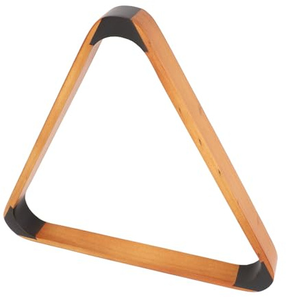 Masyrt Biliardo Ball Triangolo Rack, palle da biliardo, testa nera, 57,2 mm, Pine British Fantasia 9 sfere