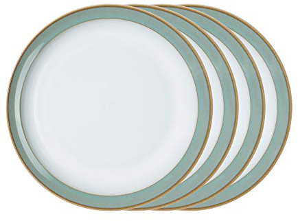 Denby Regency Green Set of 4 Dinner Plate Set, One Size