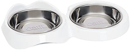 Catit Pixi Double Dish White