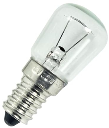 Teksome E14 LED-lampa, E14-lampa - Liten ugnslampa | 12V värmebeständig glödlampa för spisfläkt, ugnslampa för köksmaskiner, liten glödlampa