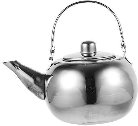 CIYODO Tetera Térmica de Acero Inoxidable de Pared Gruesa Aislamiento al de 1 L Resistente y Adecuado para Bebidas Agua Adecuada para Hogar Oficina y Viaje