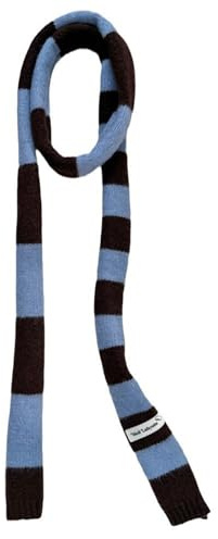 WASTEBIN Stylish Women Skinny Scarf Cold Weather Knitted Neckerchief Multipurpose Scarves Winter Accessory