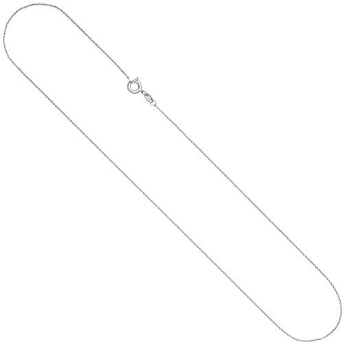 Jobo Damen Anker-Kette aus 8 Karat 333 Weißgold 0,9 mm 40 cm