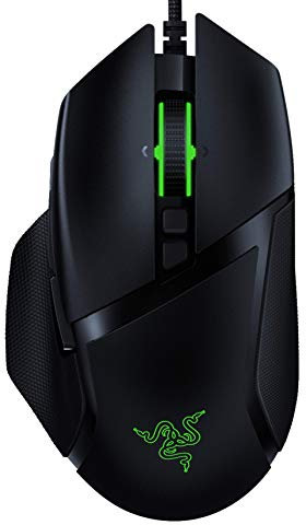 Razer Basilisk v2 Wired Gaming Mouse: 20K DPI Optical Sensor, Fastest Gaming Mouse Switch, Chroma RGB Lighting, 11 Programmable Buttons, Classic Black