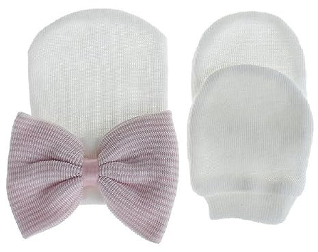 WUURAA Children Kids Baby Cute Hat + 1 Pair Gloves Anti-scratch Multicolor Breathable Elasticity For Protection For Face Su Freezer Gloves
