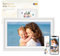 Eptusmey Cadre Photo Numérique WiFi 15,6 Pouces Bois Chêne Photo Éélectronique 32 GB Ecran Tactile IPS HD 1920x1080 pour Partager Photos et Vidéos Via Uhale, Montage Mural, Cadeau pour Femmes Hommes