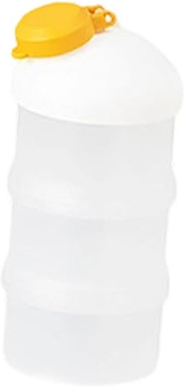 FytStycale Distributore di Latte Artificiale con Contenitore Porta, Contenitore per Snack E Design Portatile con Scomparti Separati E Em, 3 Strati