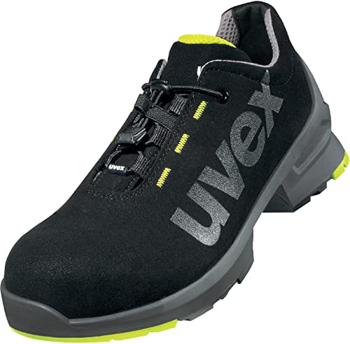 uvex 1 Low Shoe - S2 SRC W11 - Black-Lime - Size 3