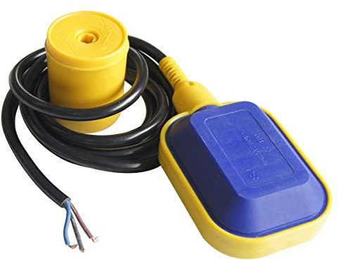 KATSU Interrupteur à Flotteur 220V 16(5) A Câble 2M Contrôle Automatique de Niveau d'Eau Régulateur du Niveau pour Pompe électrique, Réservoir d'Eau, Pompe Submersible 151010