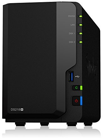 Synology DS218 + 4TB (2 x 2TB WD RED) 2 Bay Desktop NAS-Einheit