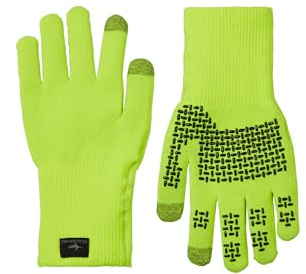 SEALSKINZ | Anmer | Touchscreen Waterproof All Weather Ultra Grip Merino Lined Glove | Outdoor & Urban Activities | XL - Neon Yellow