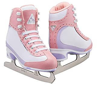 Jackson Ultima Softec Vista ST3201 Figure Ice Skates for Girls/Color: Pink, Size: Youth 2