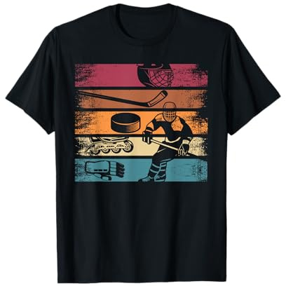 Silhouettes de patins à roulettes pour hockey sur roulettes T-Shirt