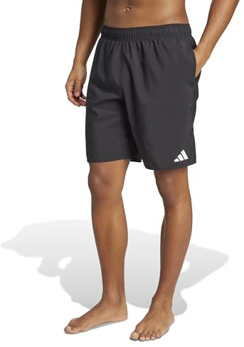 Adidas Men's Swim Shorts 8 INCH, Black/White, M