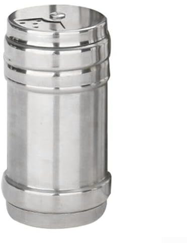 Distributeur d'épices pratique en acier inoxydable avec trous réglables pour aromatiser les plats (M)