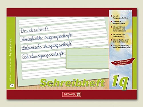 BRUNNEN - Schreibheft A5quer Lin1q 16Bl