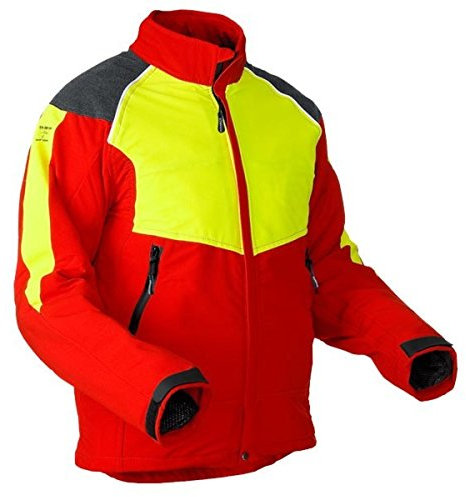 Pfanner Schnittschutz Jacke Baumpfleger Klasse 1, Farbe:rot, Größe:L