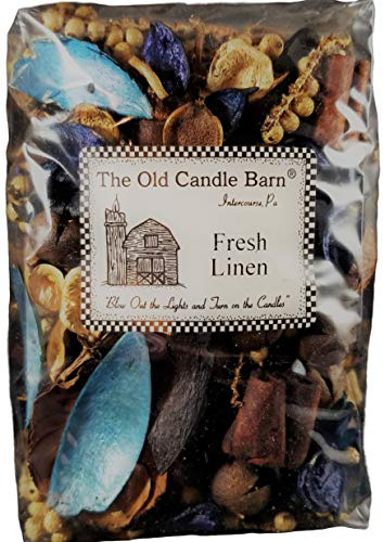 Old Candle Barn Fresh Linen Potpourri - Perfect For Spring, Summer, Fall, and Winter Decoration or Bowl Filler