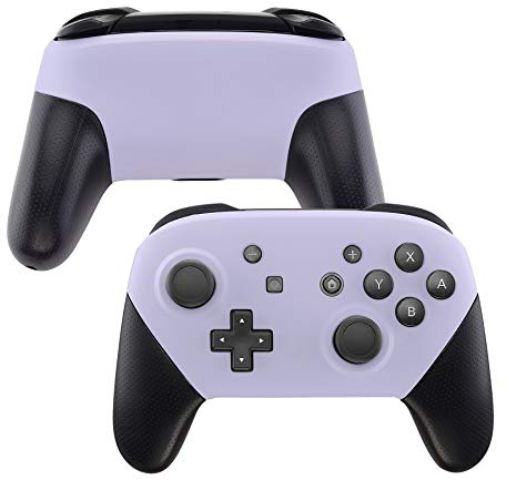 eXtremeRate Ljusviolett Skal och Bakplatta för Nintendo Switch Pro Controller, Glansigt DIY Byte Skal Fodral för Nintendo Switch Pro - Controller Ingår INTE