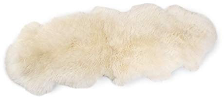 Alpenfell Schaffell Weiß Merinoschaf groß 180-190cm echtes Fell ökologische Gerbung