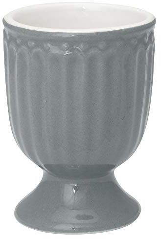GreenGate Eierbecher Alice Grau 6,5 cm Keramik Everyday Geschirr Stone Grey