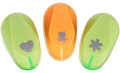 Operitacx 3st Prägegerät Locher Aus Papier Loch Papier Locher Freund Herz Papier Papierstanzer Schneeflocke Blumenloch Lochstanzer Für Scrapbooking Plastik Kind Aushöhlen Ticket Automat