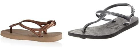 Havaianas, Women's, Luna, Beach Sandals, Rose Gold/Rose Gold, 4.5/5 UK, Women's, Twist, Beach Sandals, Black, 4.5/5 UK