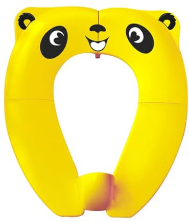 Healvian Faltbarer Toilettentrainerring Für Junge Mädchen Junge Mädchen-toilettentrainersitz Gelb Leicht Zu Montieren Für Unterwegs