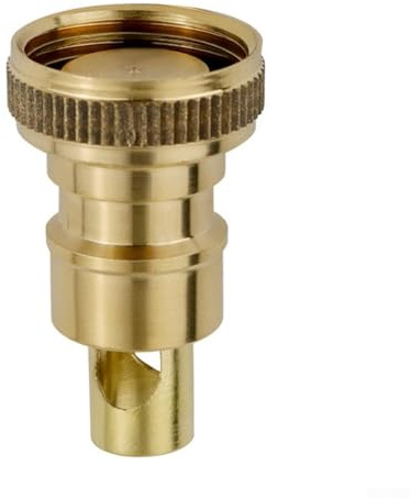 Valvola di arresto automatica dell'acqua per lavatrice da 1/2 pollici con nucleo in ottone e strati galvanici multipli per la casa lavanderia idraulica (acciaio inossidabile)