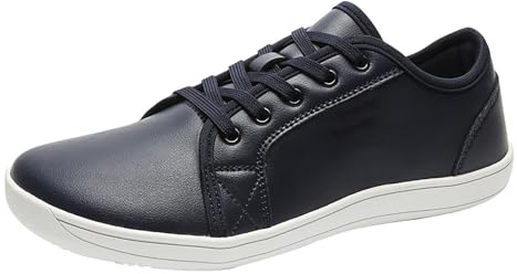 Halvskor, herr, läder, fritidsskor, skosnören, läderskor, promenadskor, damer, sneakers, affärsskor, platta, bekväma herrskor, sommarskor, vårskor, mockasiner, promenadskor, blå, 40 EU