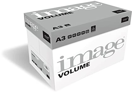 IMAGE A3 Paper Volume 80gsm, 420x297mm, 2500 Sheets/5rm/BX, Uncoated, Recyclable, European Ecolabel certified
